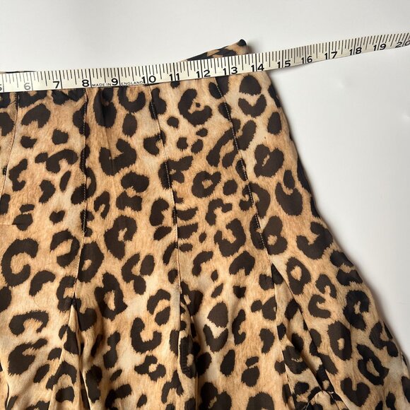 VICI Animal Print Ruffle Hem Mini Skirt – Size Small - Picture 2 of 7